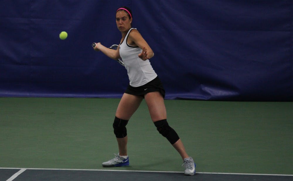 <p>The Blue Devils took care of the Pilots and Bulldogs this weekend to punch their ticket to next month's ITA National Women's Indoor Team Championships.</p>