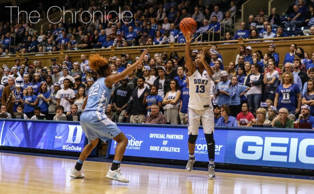 <p>The Blue Devils moved the ball effectively last week against North Carolina but have struggled in recent road games to find an offensive rhythm.&nbsp;</p>