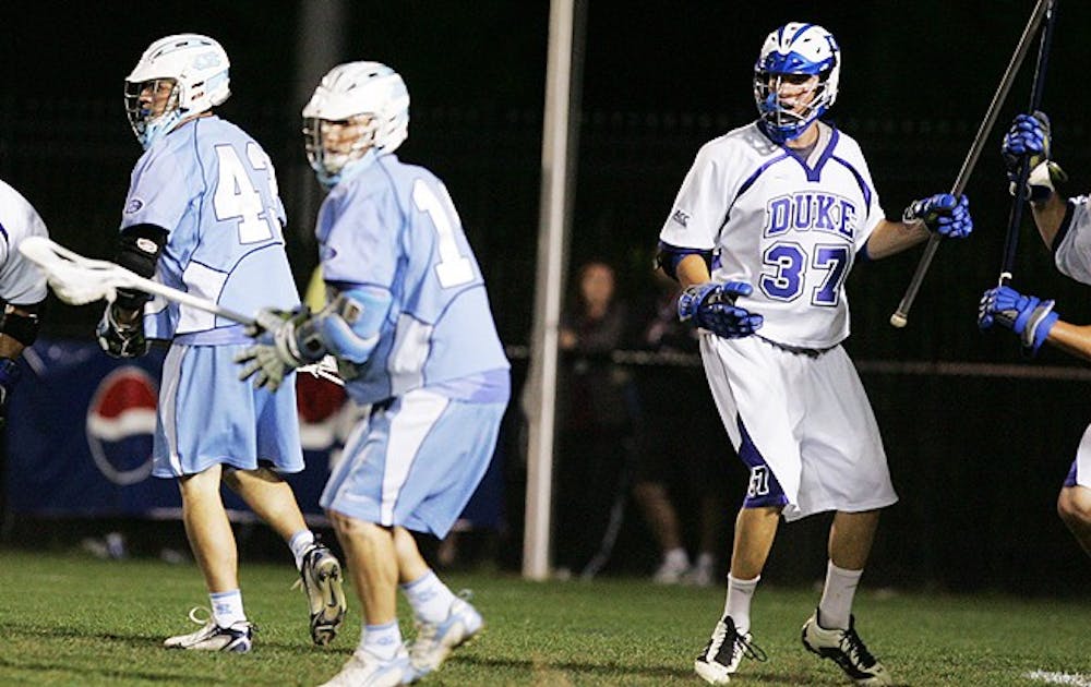 Casey Carroll returned from nearly five years of military service to rejoin the Duke lacrosse team.