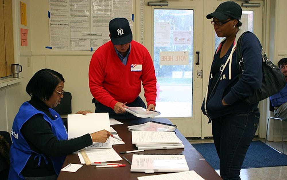 Local residents head to the polls on Election Day to cast their vote for president, state and local offices.