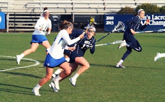 Two runs of 10 unanswered goals spurred Duke to a 21-2 victory against Davidson, giving the Blue Devils their second straight win.