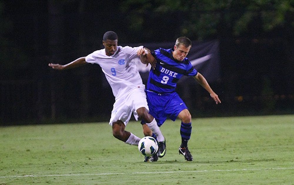 Riley Wolfe scored Duke’s lone goal of the contest, a strike from 15 yards out in the 59th minute.