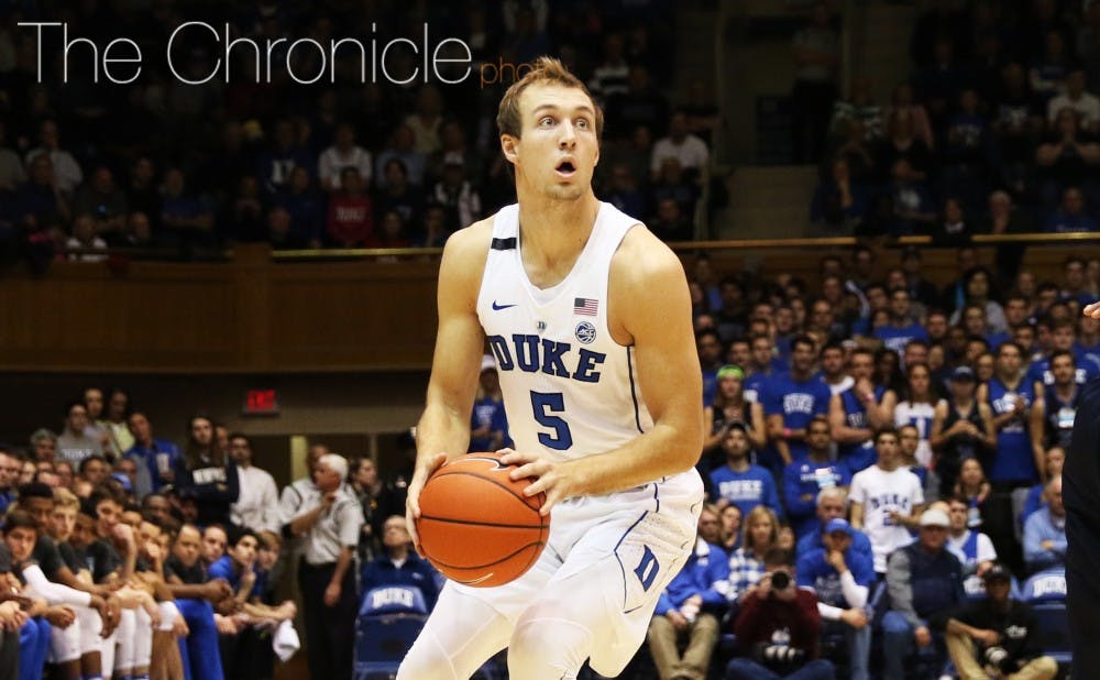 Sophomore Luke Kennard is averaging 19.4 points per game and had a career-high 35 points Saturday against Maine.