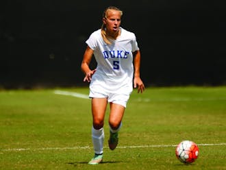 Junior Rebecca Quinn scored a first-half goal for the Blue Devils, but that was the only one they would score against Boston College as Duke tied its second straight ACC match Thursday.