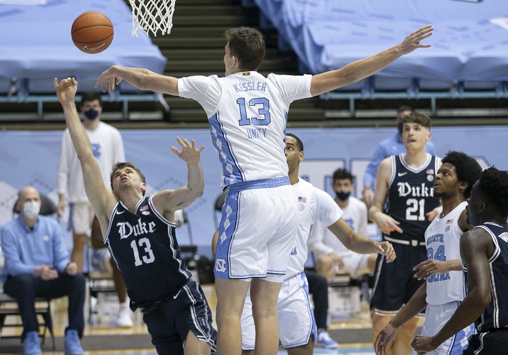 The Blue Devils were punched right out of the gate Saturday, but couldn't punch back in their 91-73 loss to North Carolina.