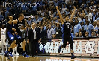 The Blue Devils' dramatic win in the first Duke-North Carolina game of 2016 was the latest in a long line of nail-biters between the two bitter rivals.&nbsp;