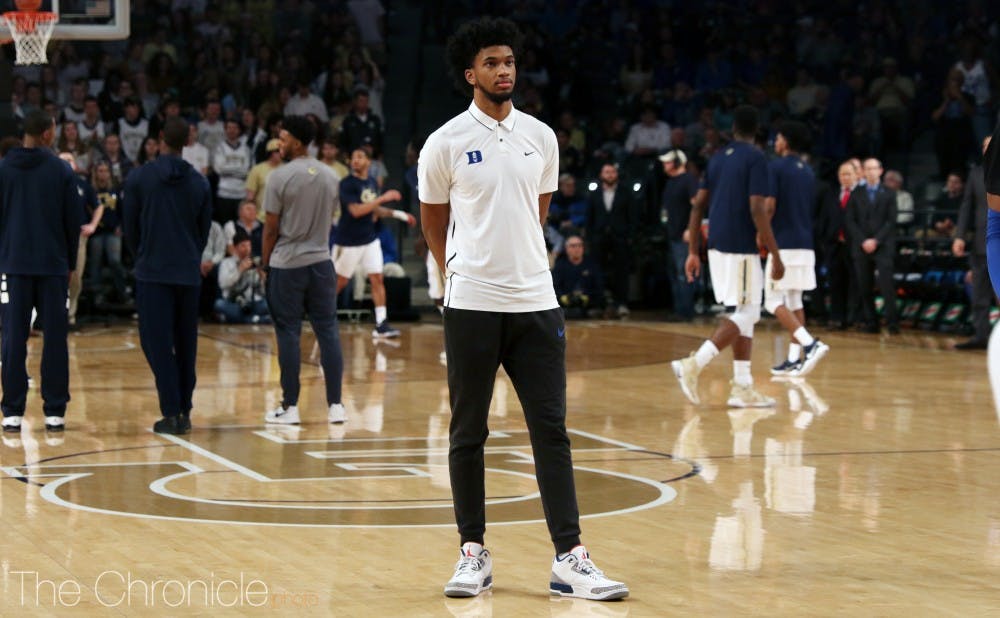 <p>Marvin Bagley III is not as effective on defense as some of his frontcourt peers when he is on the floor.</p>