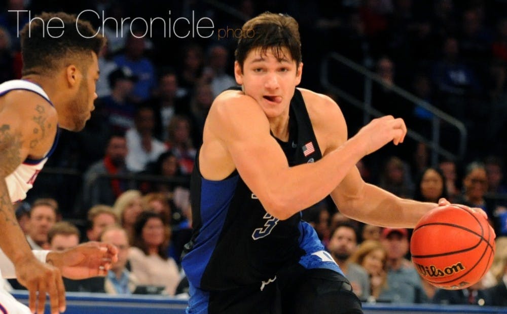 <p>Grayson Allen will look to bounce back from a poor performance against Kansas this weekend&nbsp;at the Basketball Hall of Fame Tip-Off.</p>