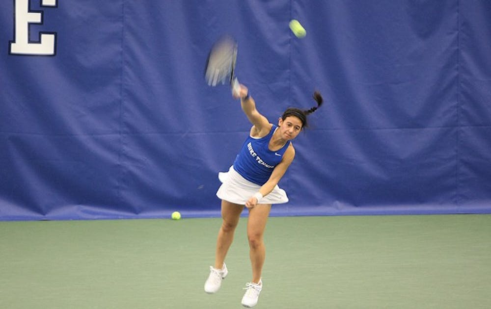 Hanna Mar dropped the decisive match as Duke fell to Maryland for the Terrapins’ first ACC victory of the season.