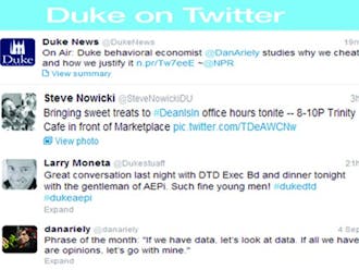 Some of Duke’s administrators and professors are using social media to reach students, though students still prefer email communication.