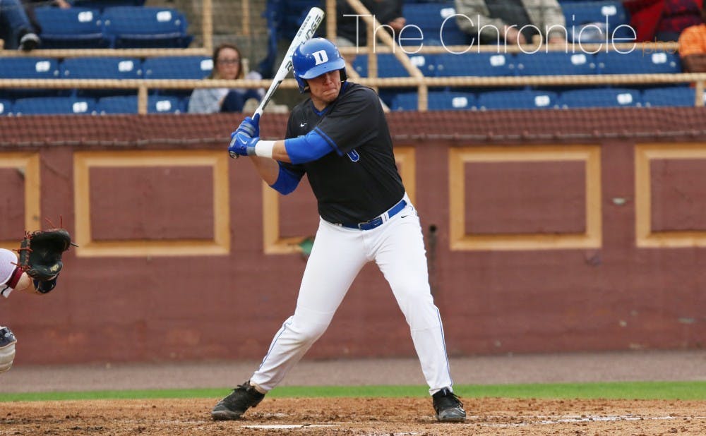 <p>Junior Jack Labosky had a big weekend with a few key RBIs and two saves on the mound in Duke's first series win of the year.&nbsp;</p>