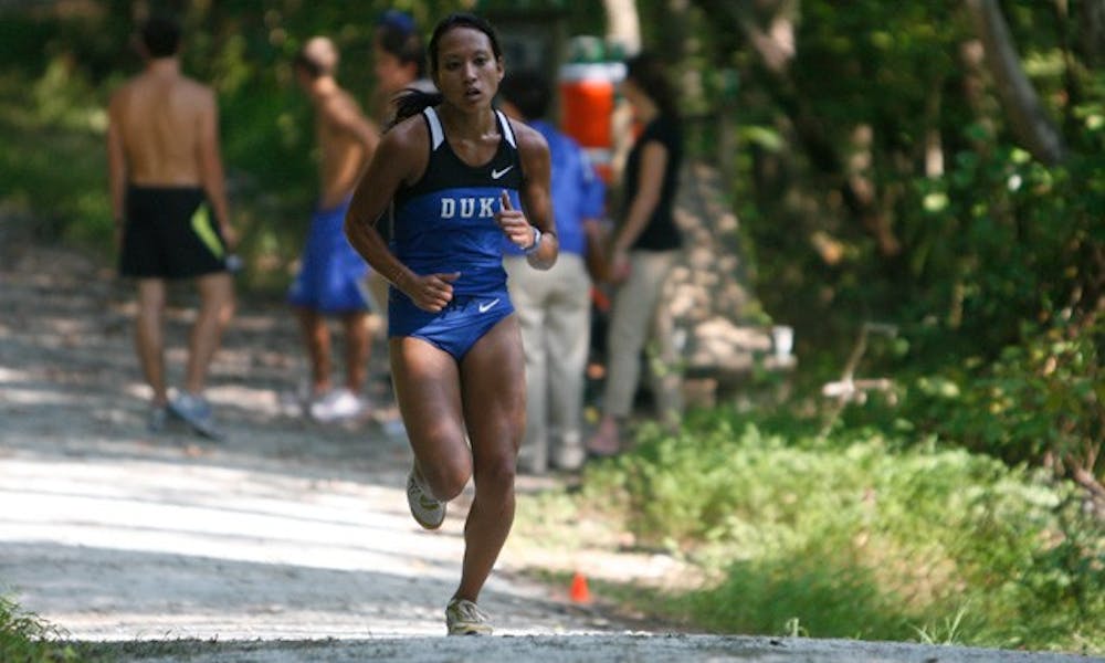 Duke took the top five spots in the men’s and women’s 4k in its duel with N.C. Central.