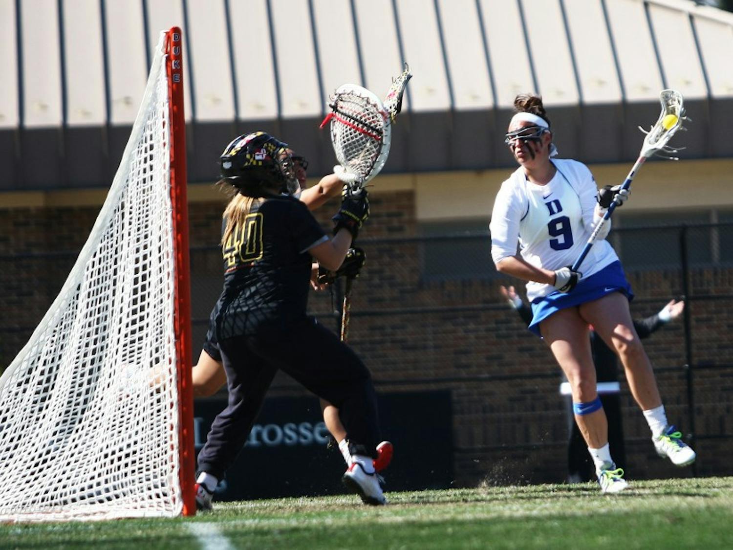 Junior Kerrin Maurer has not gone a contest without notching multiple goals for the Blue Devils this year.