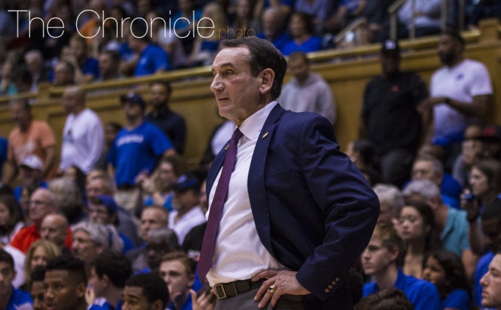 <p>Head coach Mike Krzyzewski's team enters the season as the top team in the country but will face several top-25 teams before entering ACC play.&nbsp;</p>