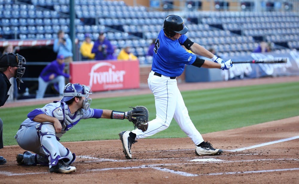 <p>Sophomore Jack Labosky may be called upon to play all over the infield&mdash;first base, third base and pitcher&mdash;as the Blue Devils try to break out their funk on the road.</p>