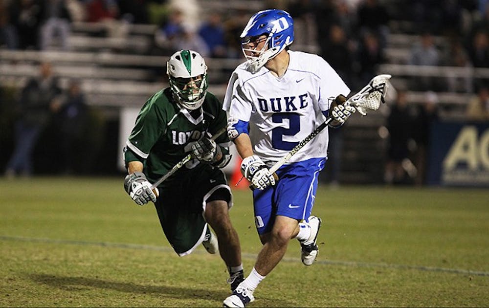 Unlike High Point, the Blue Devils rely on its experienced upperclassmen like senior David Lawson.