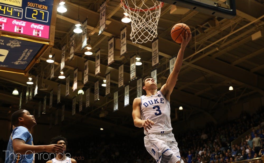Grayson Allen helped Duke stay at No. 1 this week with an impeccable performance against Michigan State.