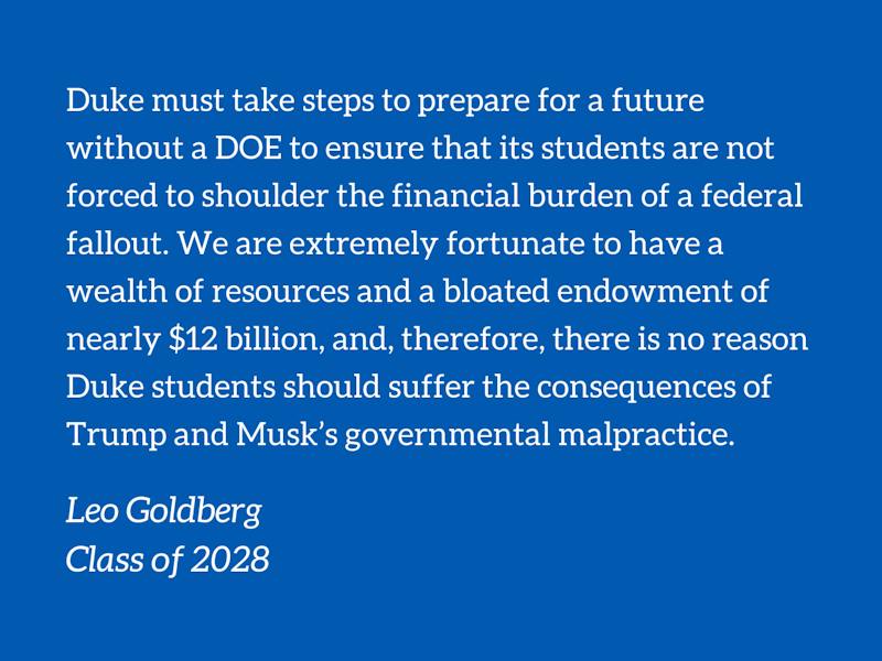 The Department of Education may be on its way out. Is Duke prepared ...