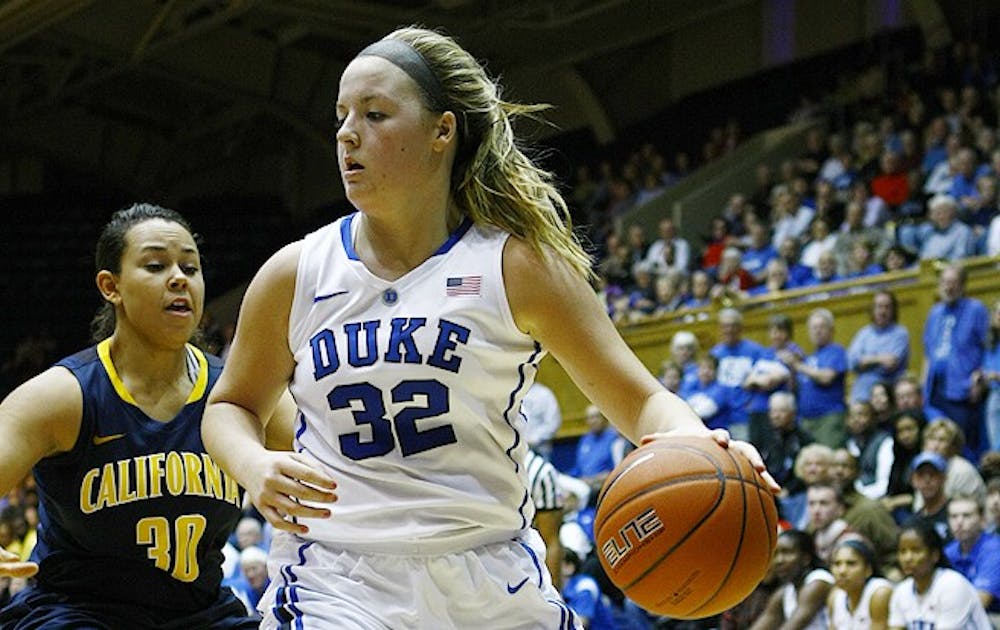 Tricia Liston led Duke against the Golden Bears with 22 points on 9-of-16 shooting from the field.