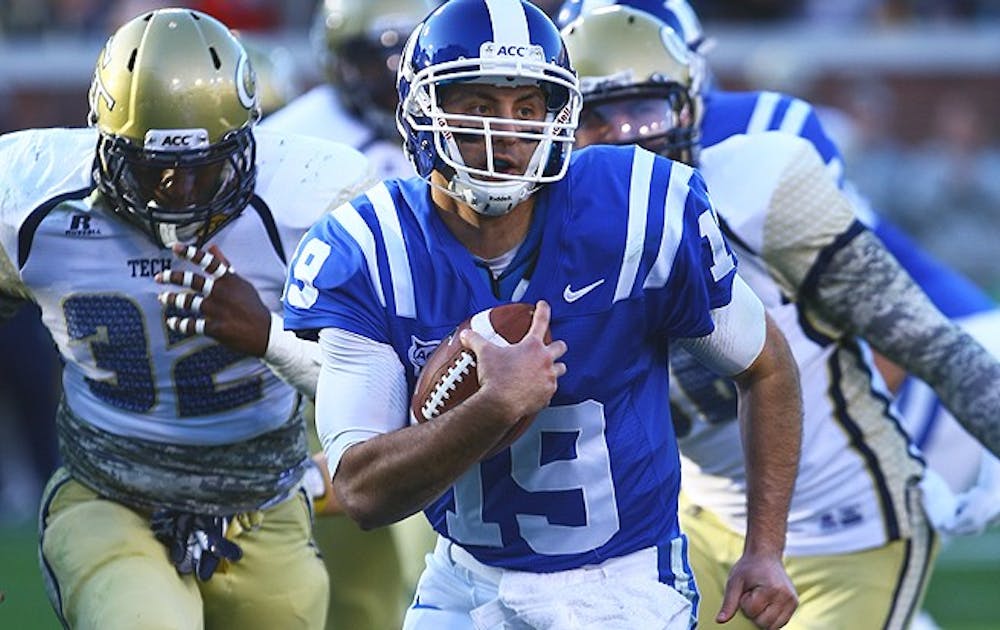 Sean Renfree will be one of 14 seniors playing his final game at Wallace Wade Stadium Saturday.