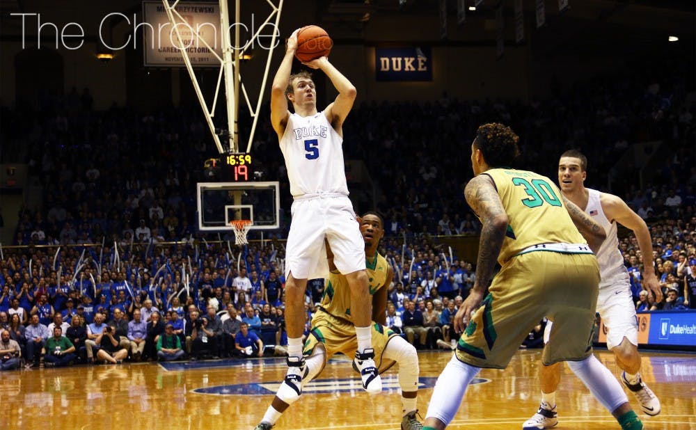 Freshman Luke Kennard has seen increased minutes since Jefferson's injury, providing a dangerous scoring option off the bench for the Blue Devils.