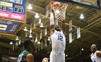 Javin DeLaurier dominated Northwest Missouri State in the post and averaged nearly 20 rebounds per 40 minutes in the Blue-White scrimmage and the first exhibition.