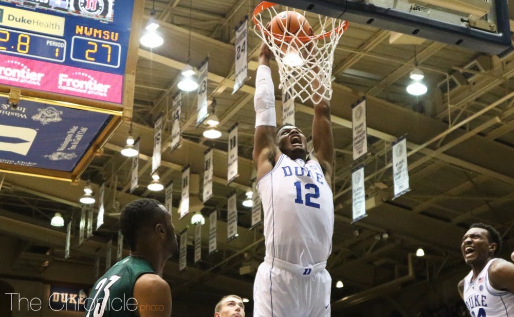 <p>Javin DeLaurier dominated Northwest Missouri State in the post and averaged nearly 20 rebounds per 40 minutes in the Blue-White scrimmage and the first exhibition.</p>