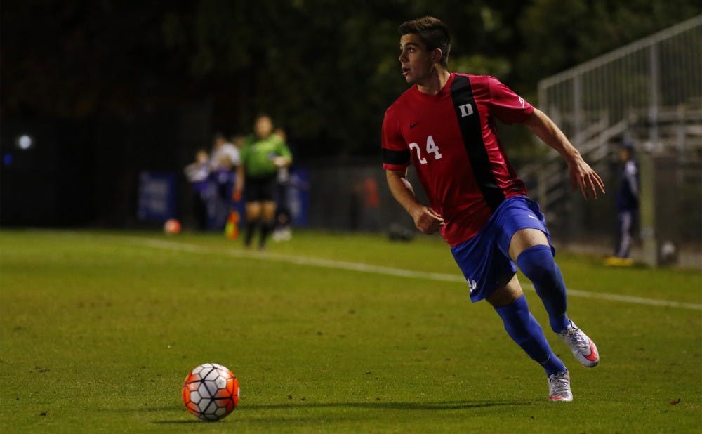 <p>Sophomore Brian White has come alive during Duke’s five-match winning streak and will look to continue his hot stretch into the postseason.</p>