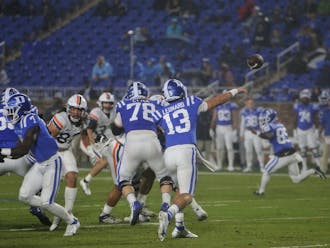 Riley Leonard and the Blue Devils are locked in a close one at Georgia Tech.