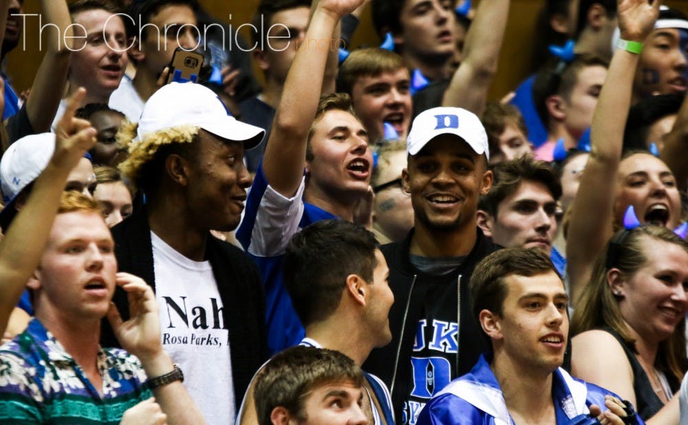 <p>Gary Trent Jr. (right) became Duke's first five-star commitment in the Class of 2017 Thursday.</p>