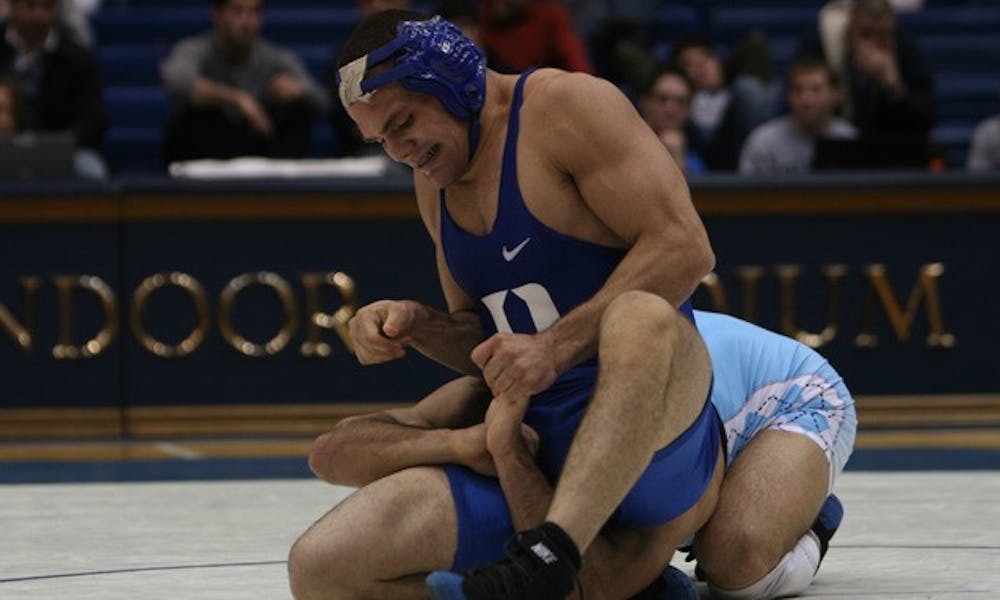Redshirt sophomore Diego Bencomo picked up one of Duke’s four match victories Thursday night, defeating his opponent 4-1.