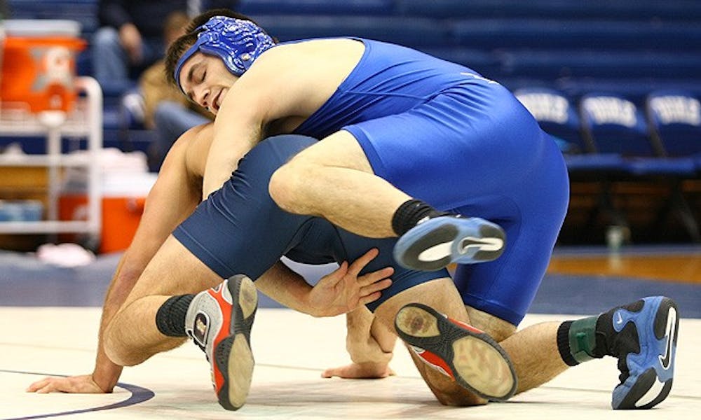 In the 174-pound division, freshman Bret Klopp pulled off an upset against No. 25 J.C. Oddo.