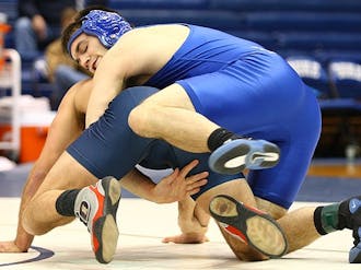 In the 174-pound division, freshman Bret Klopp pulled off an upset against No. 25 J.C. Oddo.