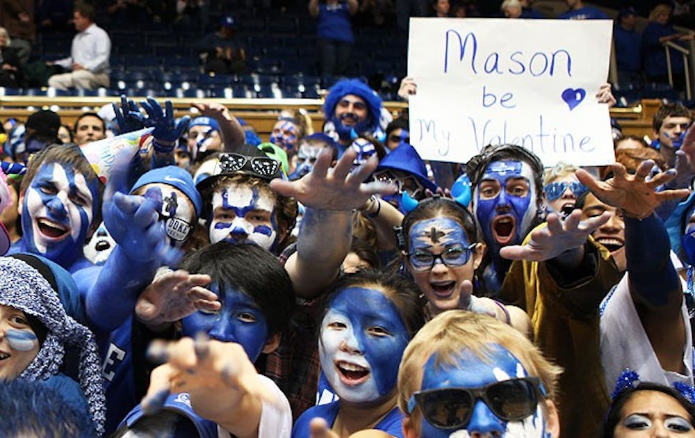 A number of Cameron Crazies still observed Ash Wednesday, despite its overlapping with the UNC game.