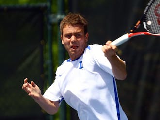 Raphael Hemmeler fell in the singles draw, but registered an upset victory in doubles in Tulsa, Okla.