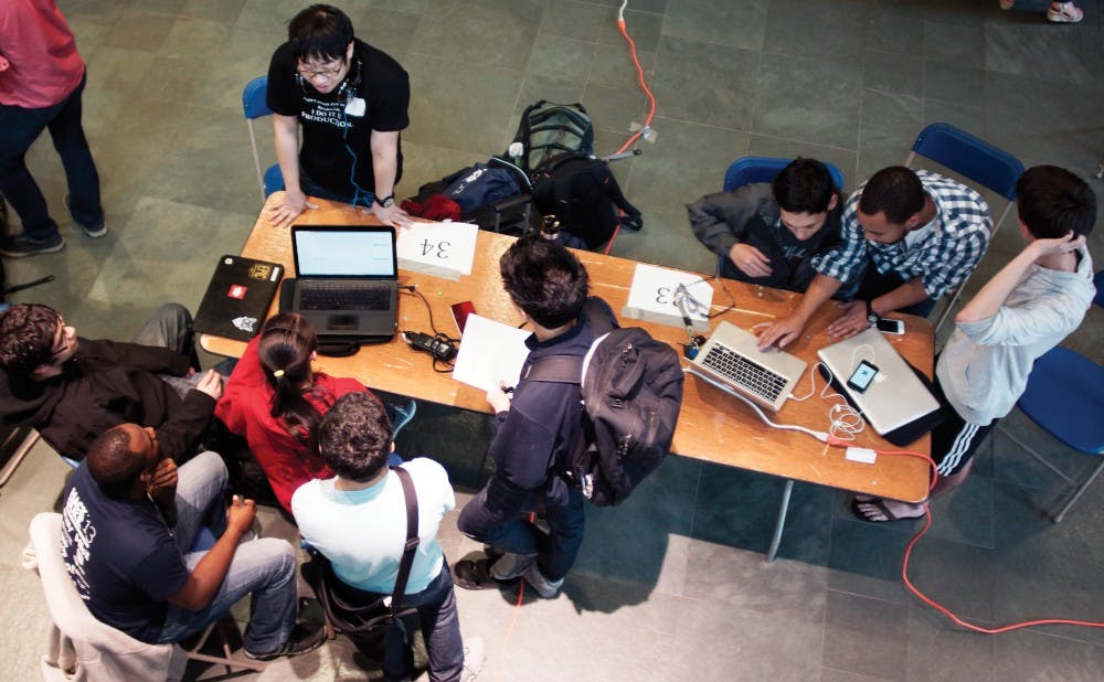 715 students from Duke, the University of North Carolina at Chapel Hill, North Carolina State University, the University of Maryland and more participated in the hackathon this weekend.