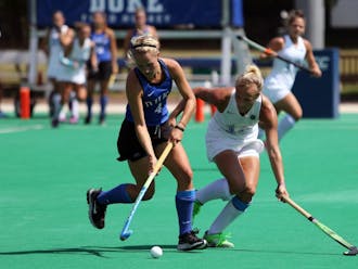 Sophomore Ashley Kristen leads the nation with nine assists this season and will lead the Blue Devil attack Friday against No. 7 Louisville as Duke seeks its first ACC win.