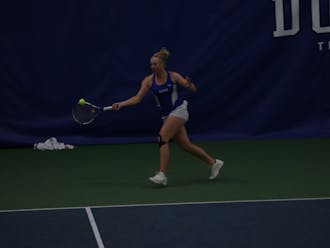 Freshman Kaitlyn McCarthy dropped the first seven games of her singles match against Virginia's Julia Elbaba as the Cavaliers sent Duke home from the ACC tournament in the quarterfinals.