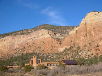 The Monastery of Christ in the Desert in New Mexico, where one Duke student was without Internet access during spring break when the University announced it was closing down for the semester.