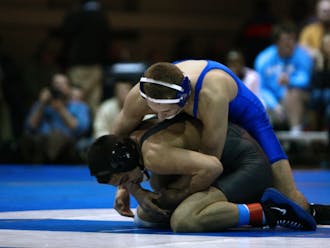 Brandon Gambucci will lead a young group of Duke wrestlers into action this weekend at the Hokie Open.
