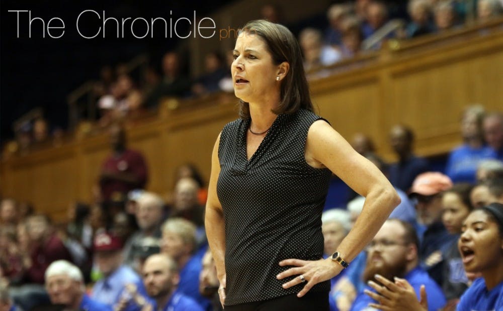 <p>Head coach Joanne P. McCallie bolstered her 2017-18 frontcourt with the addition of Bego Fez Davalos.</p>