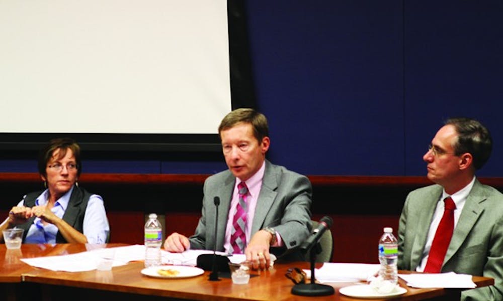 Panelists discussed the legality of the War on Terror post-9/11.