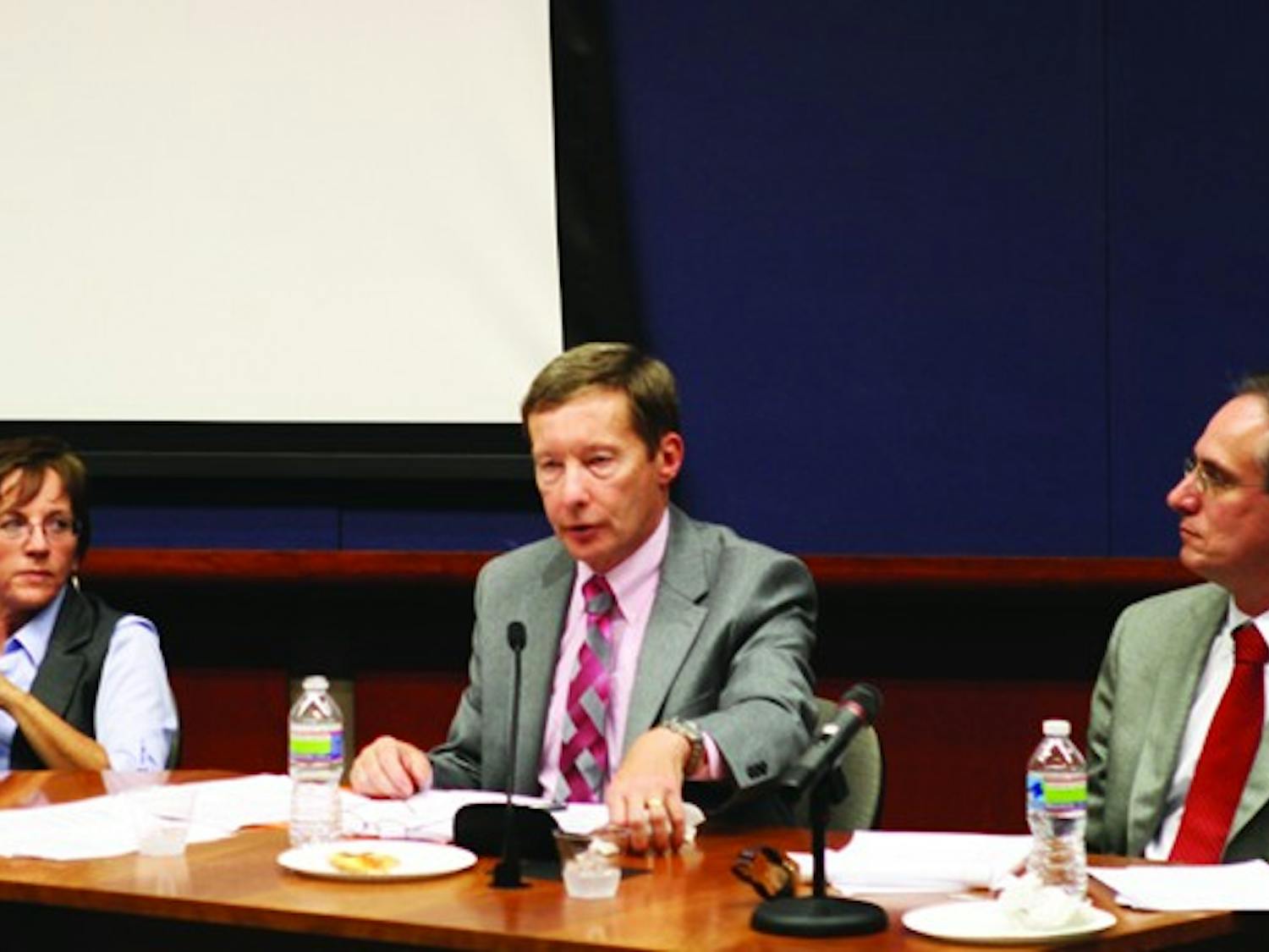 Panelists discussed the legality of the War on Terror post-9/11.