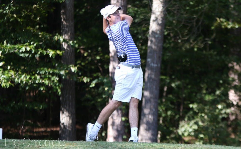 <p>The Blue Devils dropped eight spots on the leaderboard after entering the third round tied for second place.</p>
