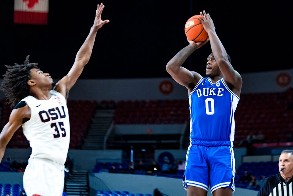 Dariq Whitehead was one of several freshmen to give Duke a boost in its 71-64 win against Xavier.