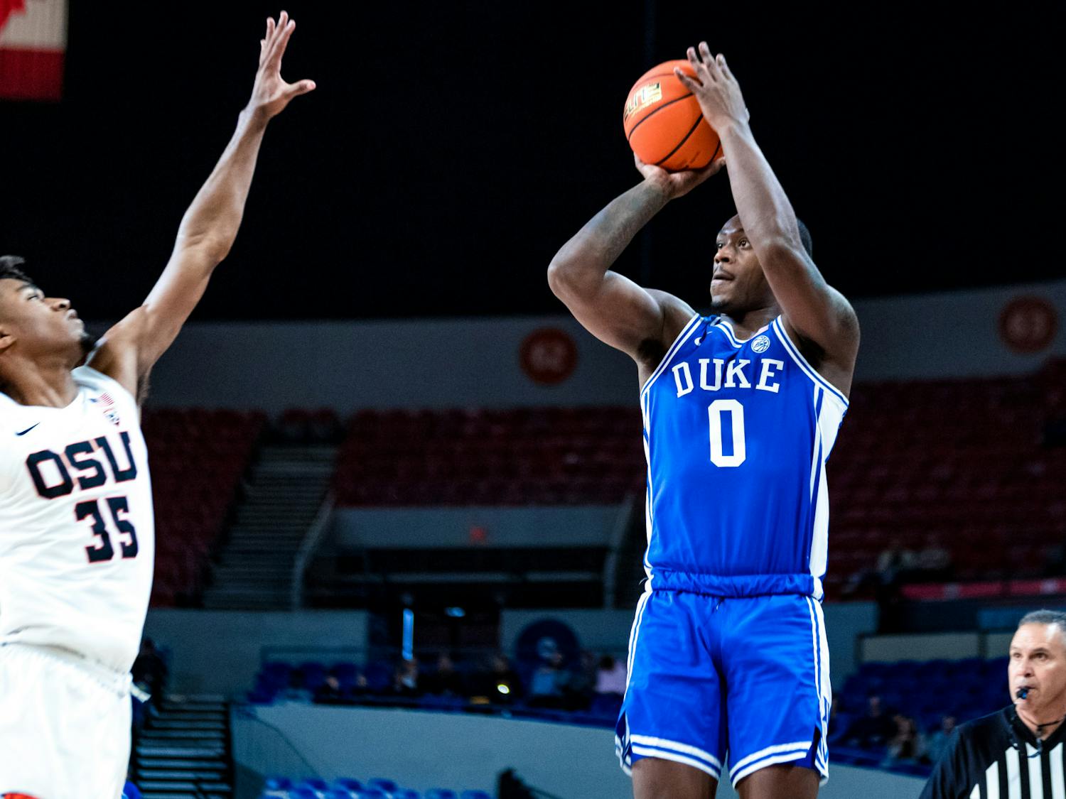 Dariq Whitehead was one of several freshmen to give Duke a boost in its 71-64 win against Xavier.