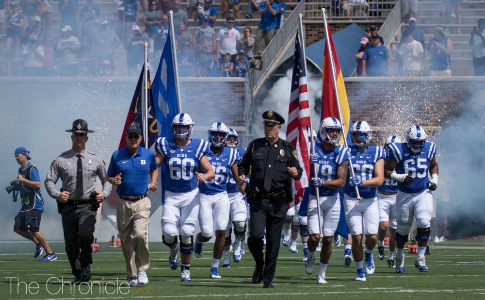 <p>The Blue Devils have a difficult slate of opponents lined up for the 2018 season.</p>