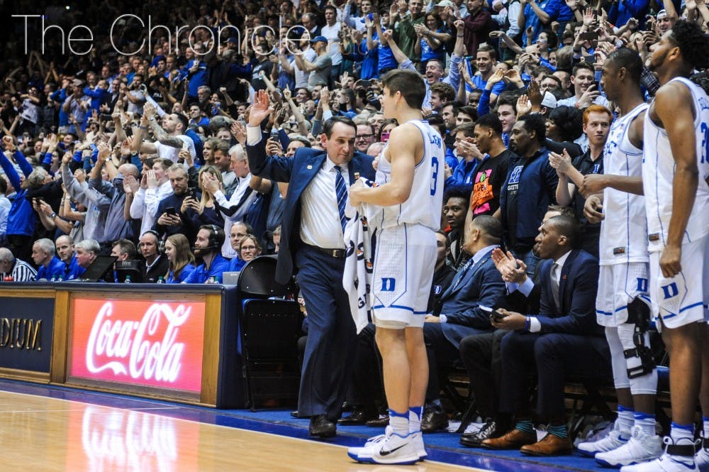 The Blue Devils got to celebrate their first top-10 win of the year Thursday night.&nbsp;