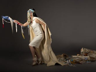 Dana Claxton’s “Cultural Belongings” is one of the works by Native artists highlighted in the Nasher Museum of Art’s newest exhibition, on view until January 12, 2020.