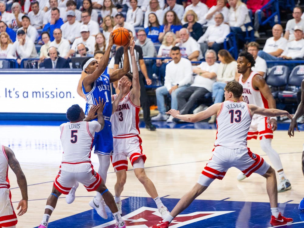 Duke moves up one spot thanks to a great showing at Arizona.